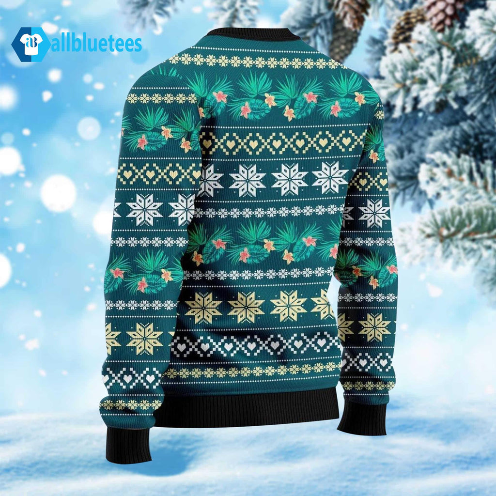 Black Cat Falalala Christmas Ugly Sweater