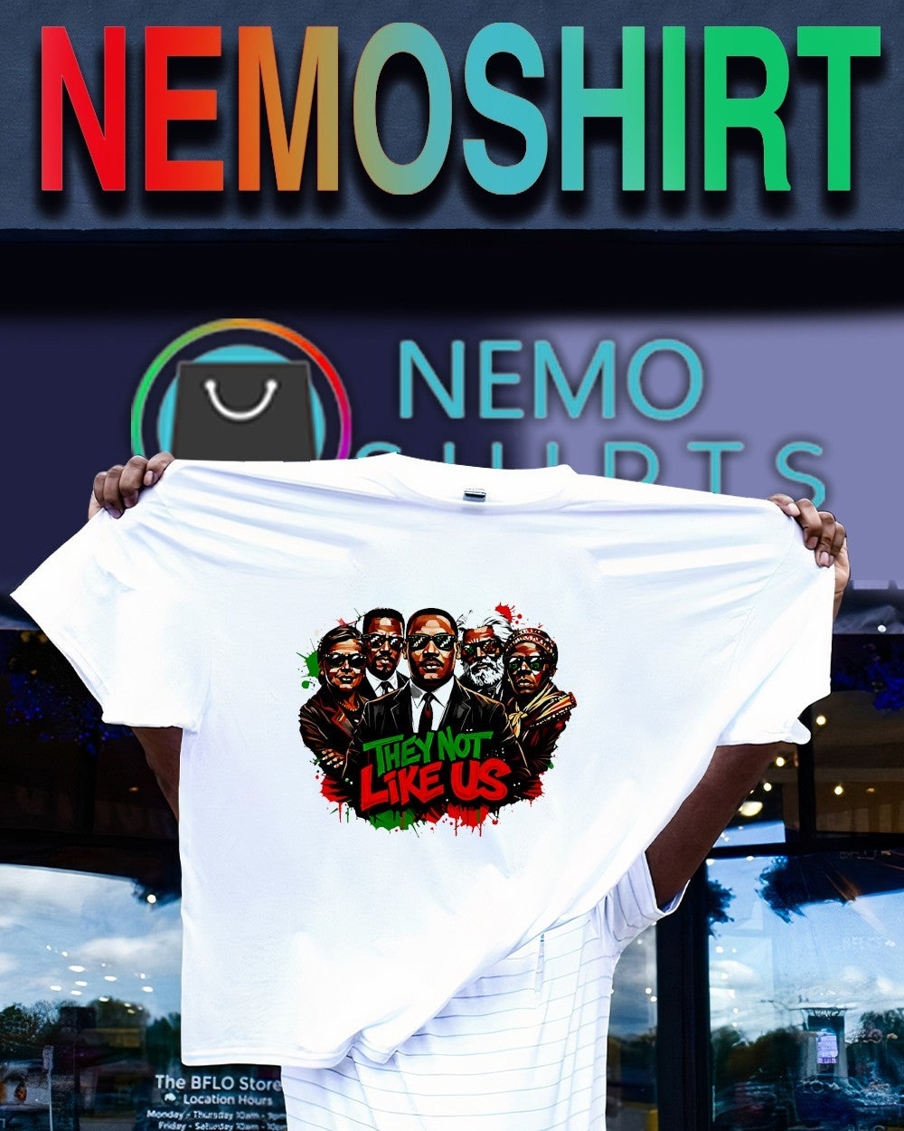 Black History Month they not like us shirt