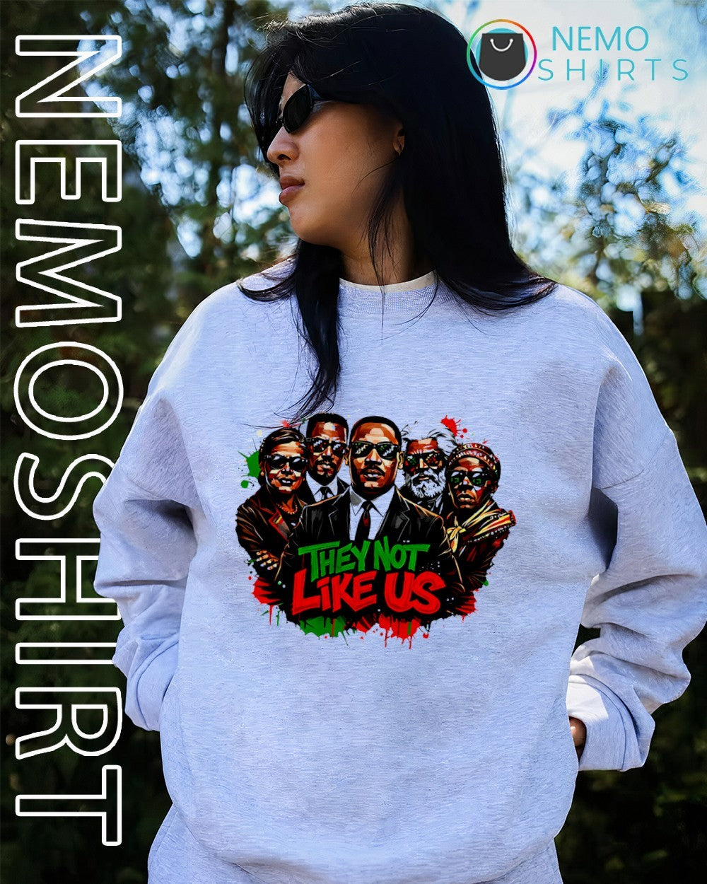 Black History Month they not like us shirt