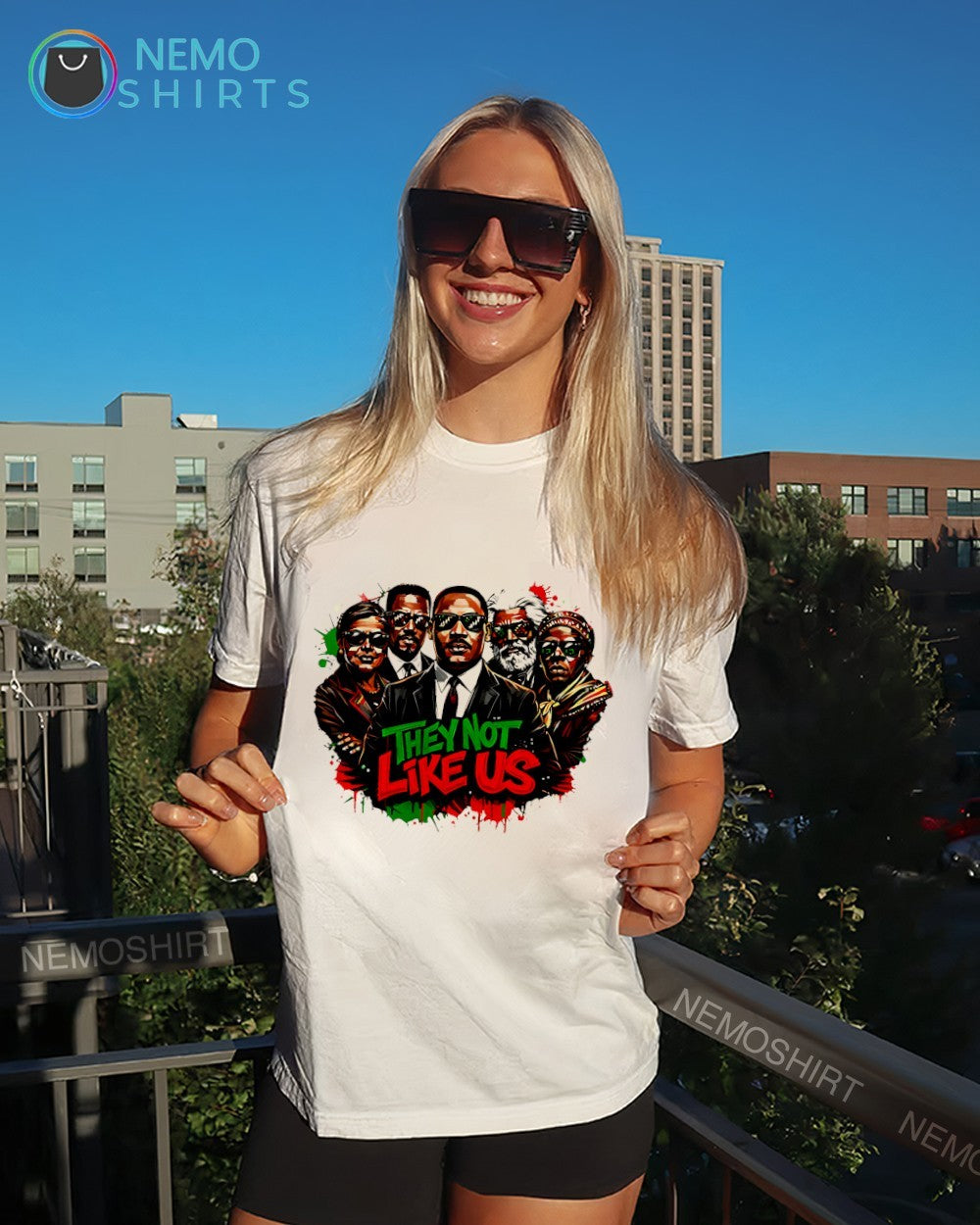 Black History Month they not like us shirt