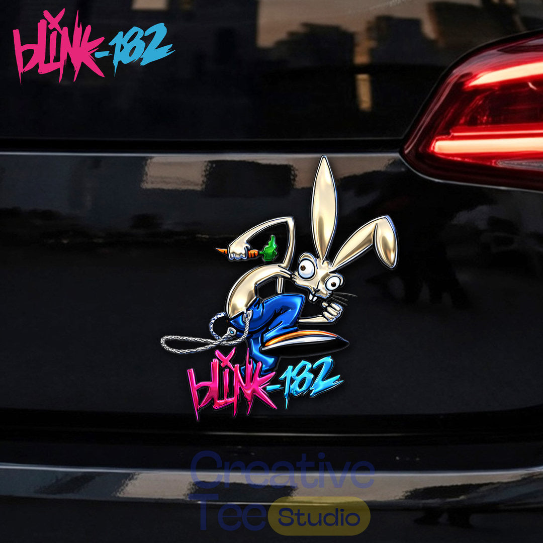 Blink-182 Premium 3D Car Name Badge