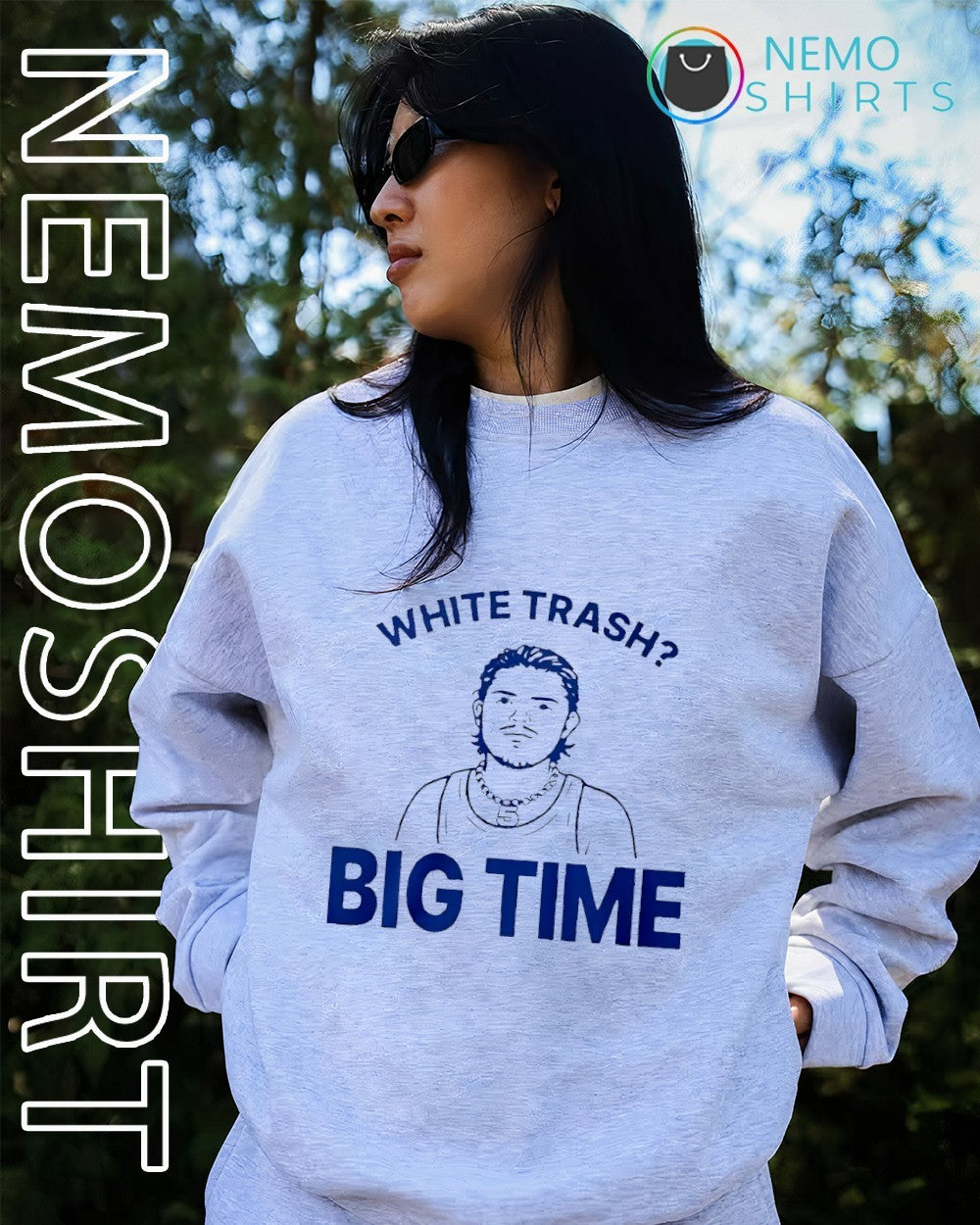 Bo Byram Zach Benson white trash big time shirt