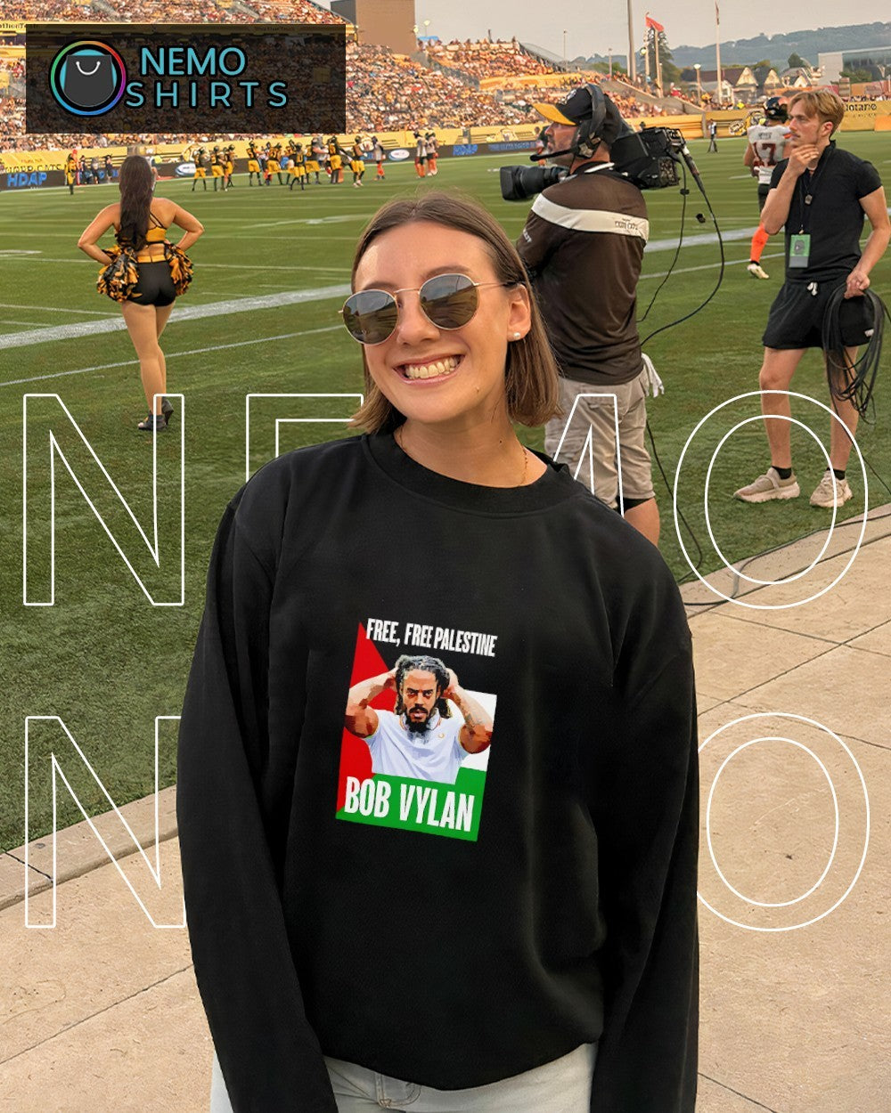 Bob Vylan free free Palestine graphic shirt