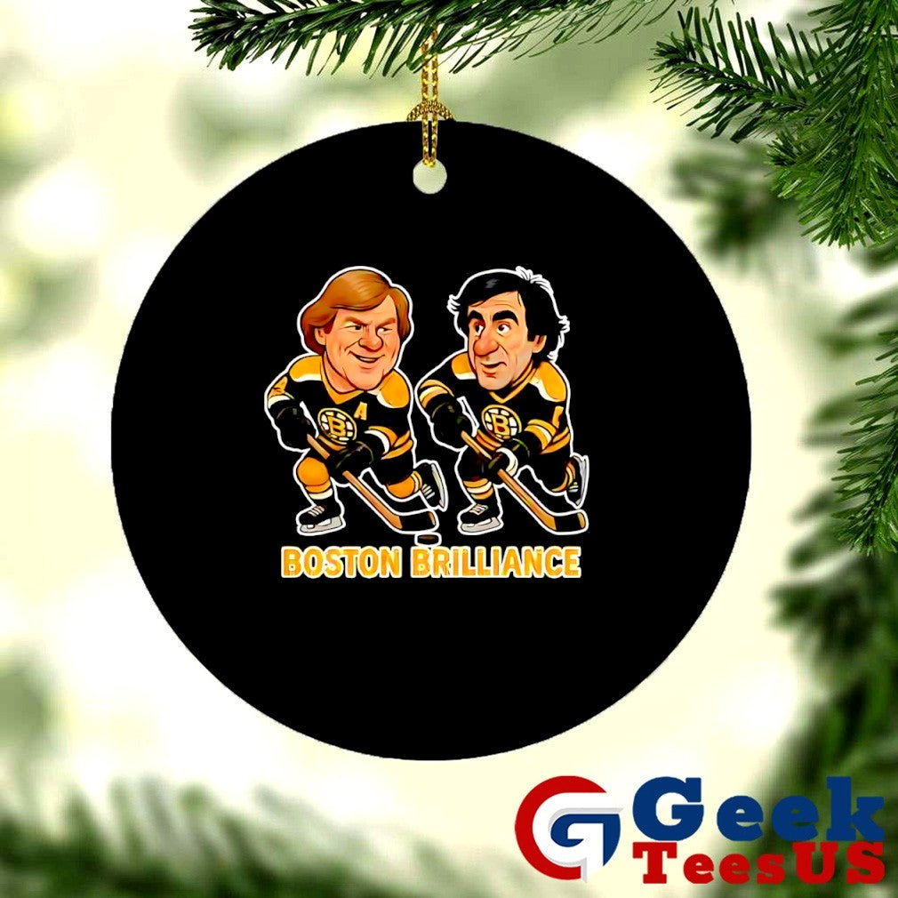 Bobby Orr and Phil Esposito Boston Brilliance Hockey caricatures shirt