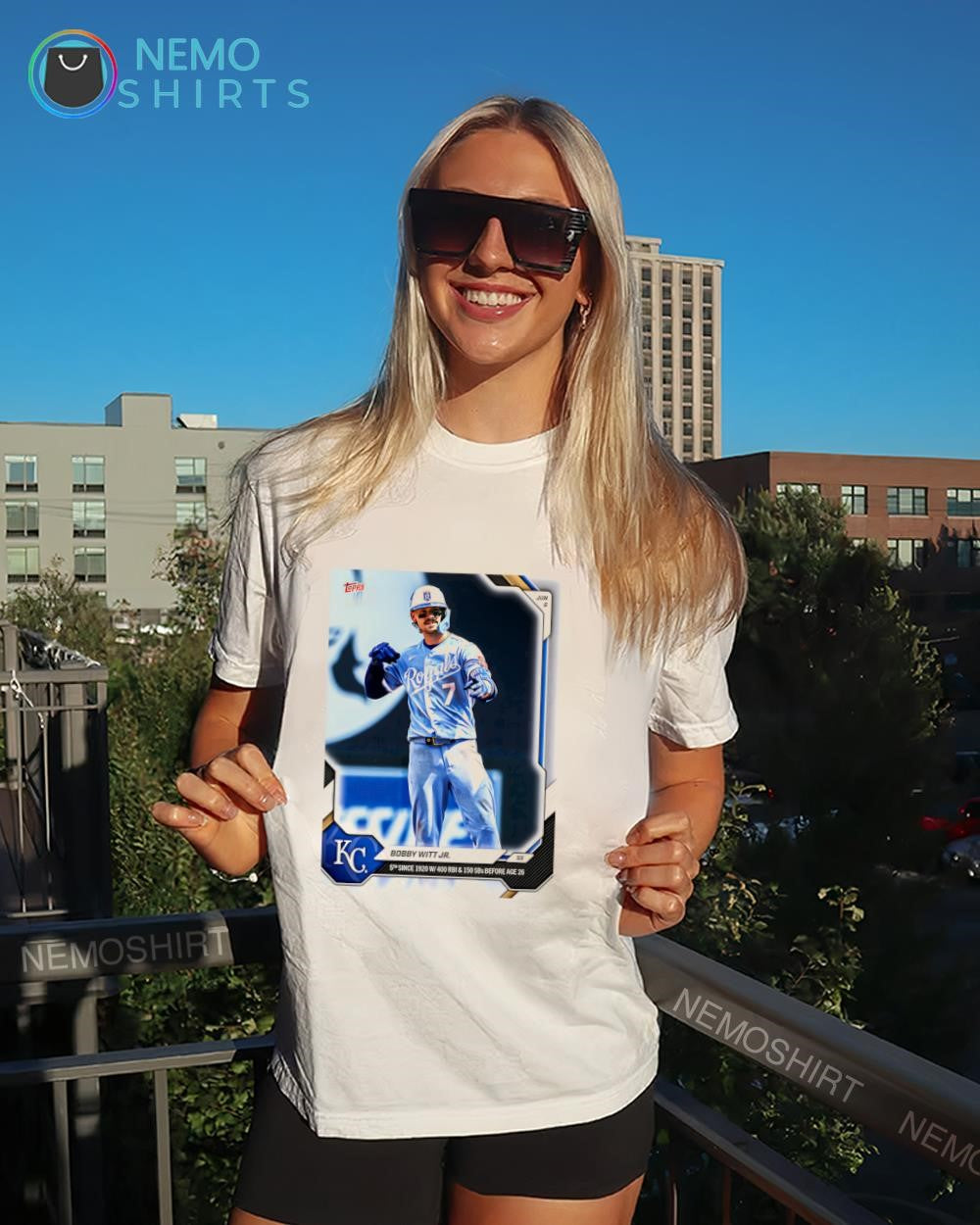 Bobby Witt Jr. Kansas City Royals 5th since 1920 W before age 26 shirt