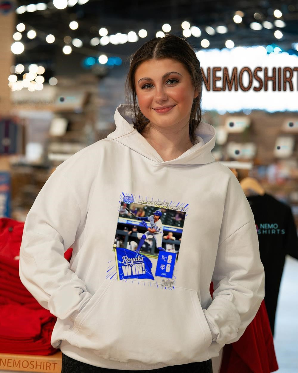 Bobby Witt Jr. of the Kansas City Royals win hey hey hey hey shirt