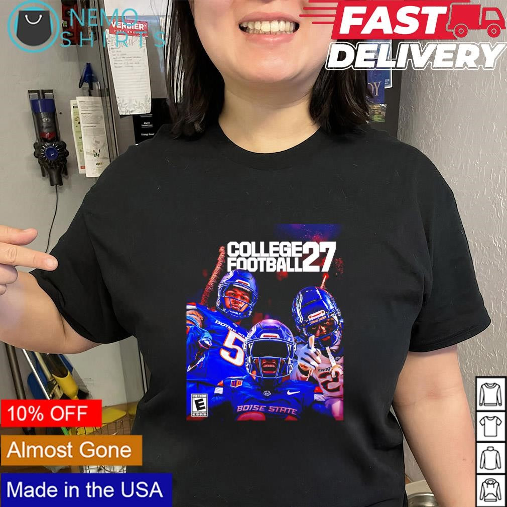 Boise State College Football 27 video game shirt