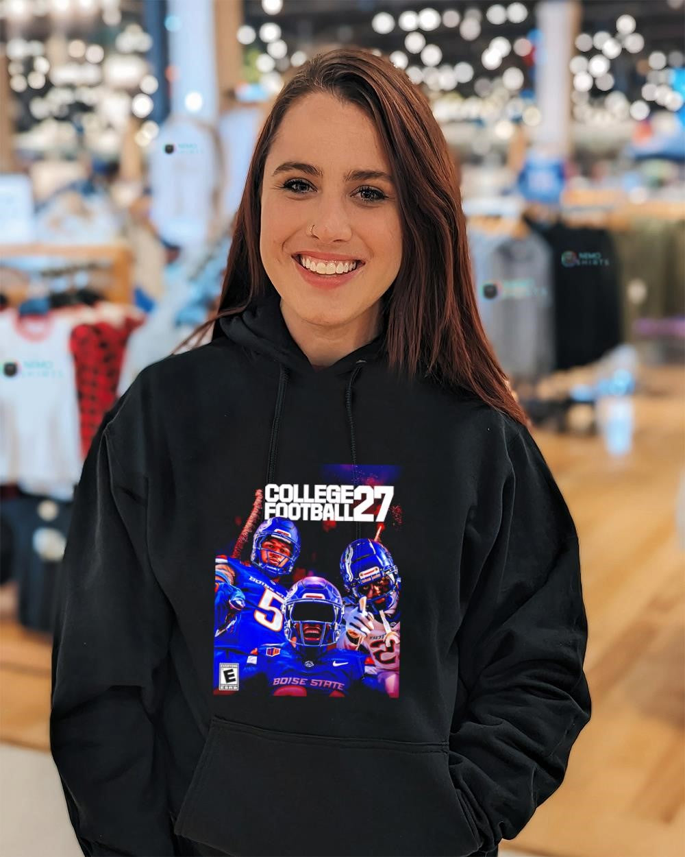 Boise State College Football 27 video game shirt