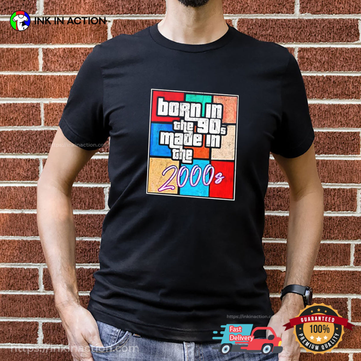 Born In The 90s Made In The 2000s Vintage T-shirt