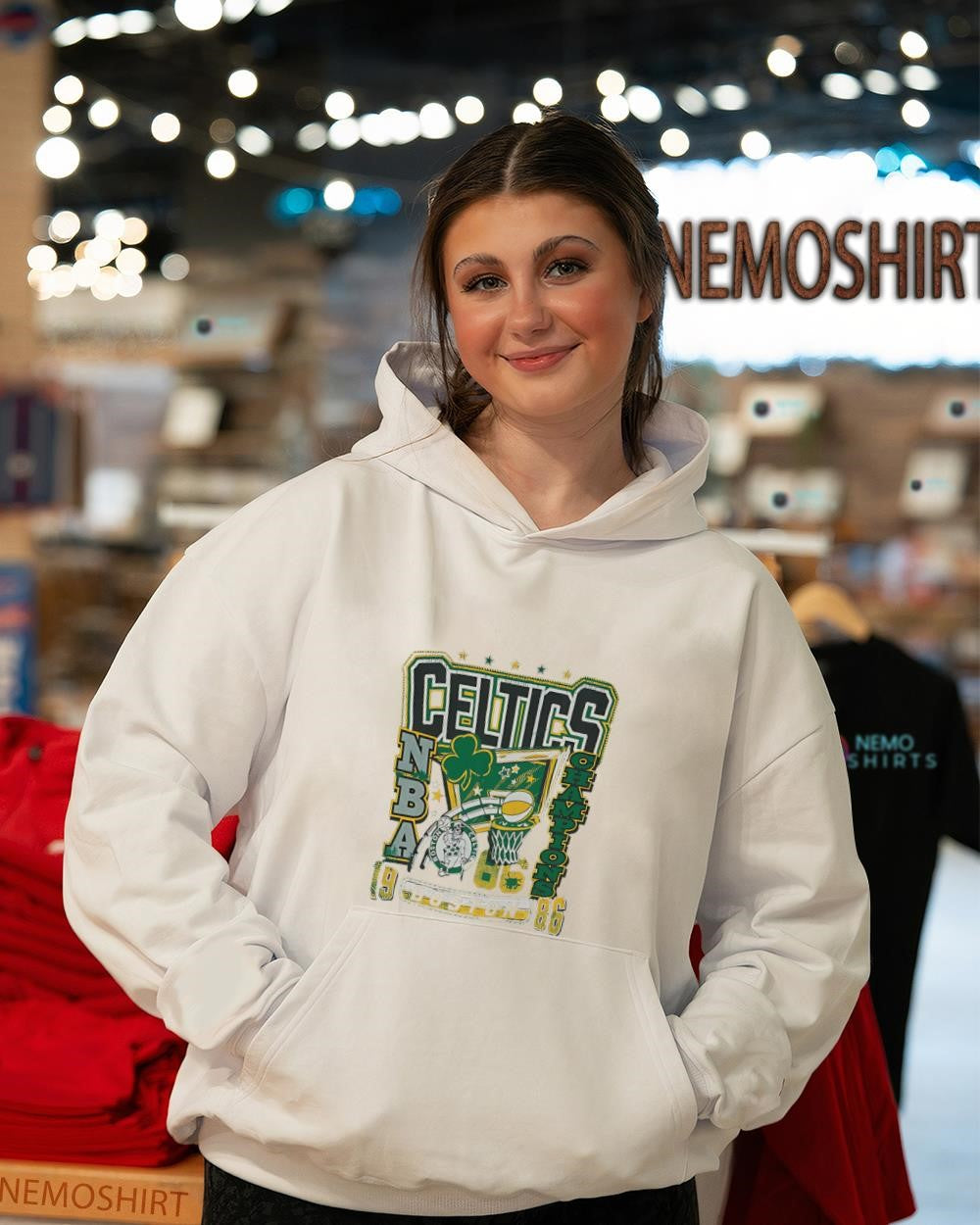Boston Celtics NBA Champions 1986 logo shirt