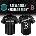 Boston Red Sox El Salvadoran Heritage Night 2026 Black Jersey