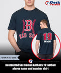 Boston Red Sox Roman Anthony 19 fastball player name and number shirt