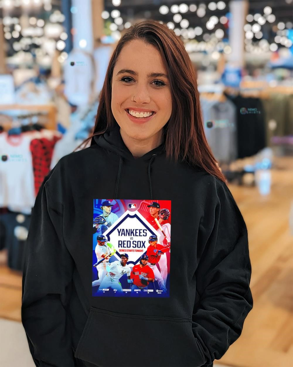 Boston Red Sox vs New York Yankees series stars tonight poster shirt