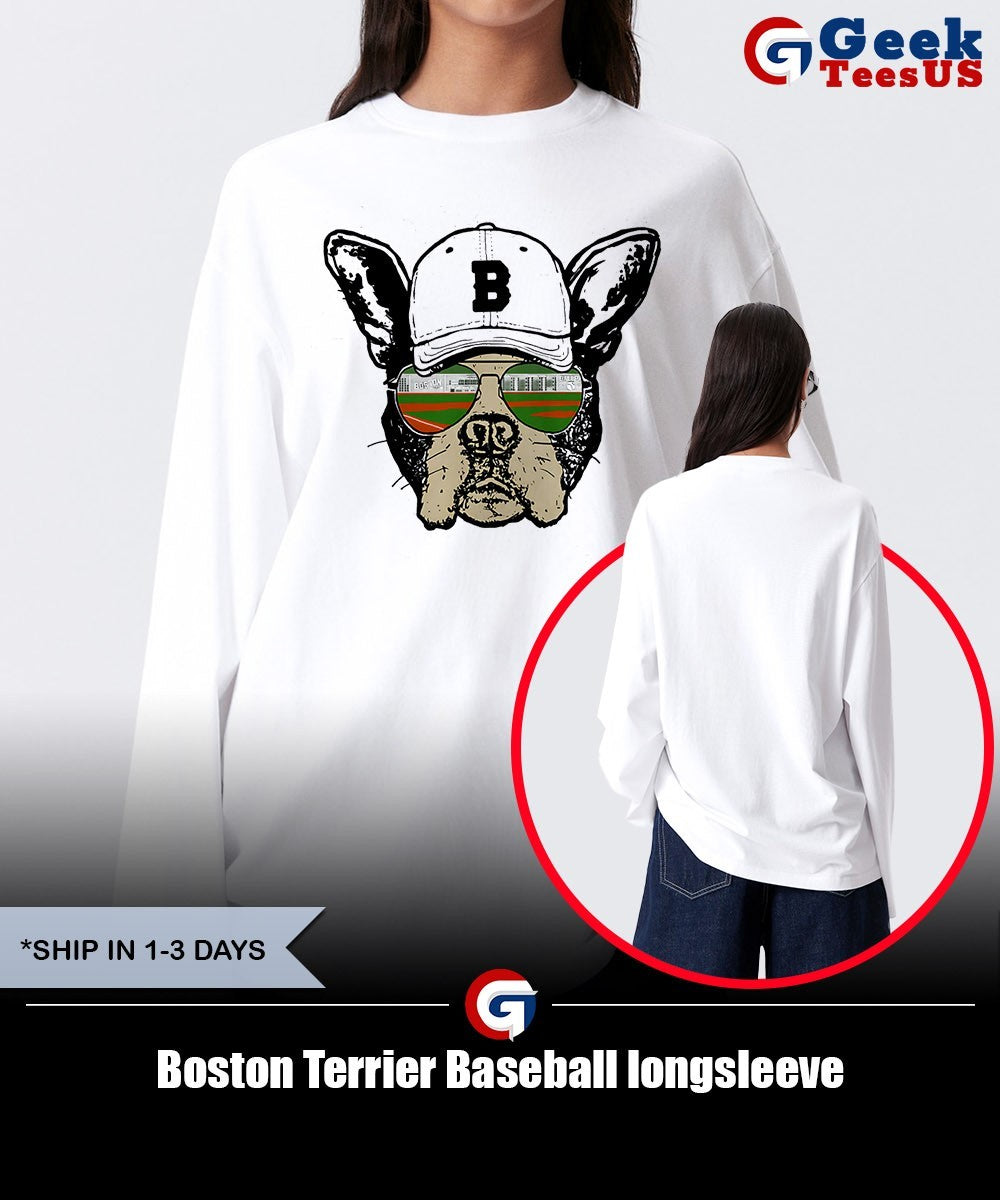 Boston Terrier Baseball shirt