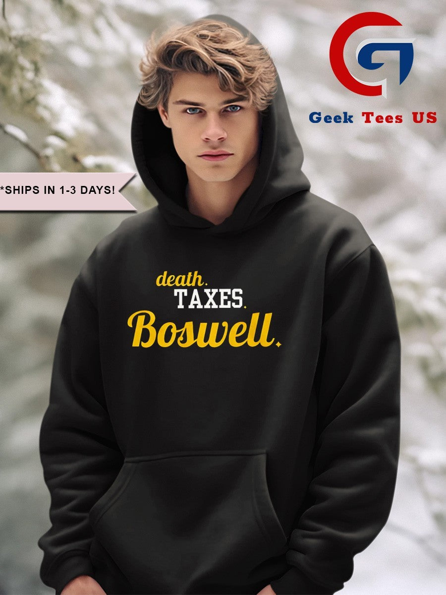 Boswell Guaran Pittsburgh Football Death Taxes Boswell shirt