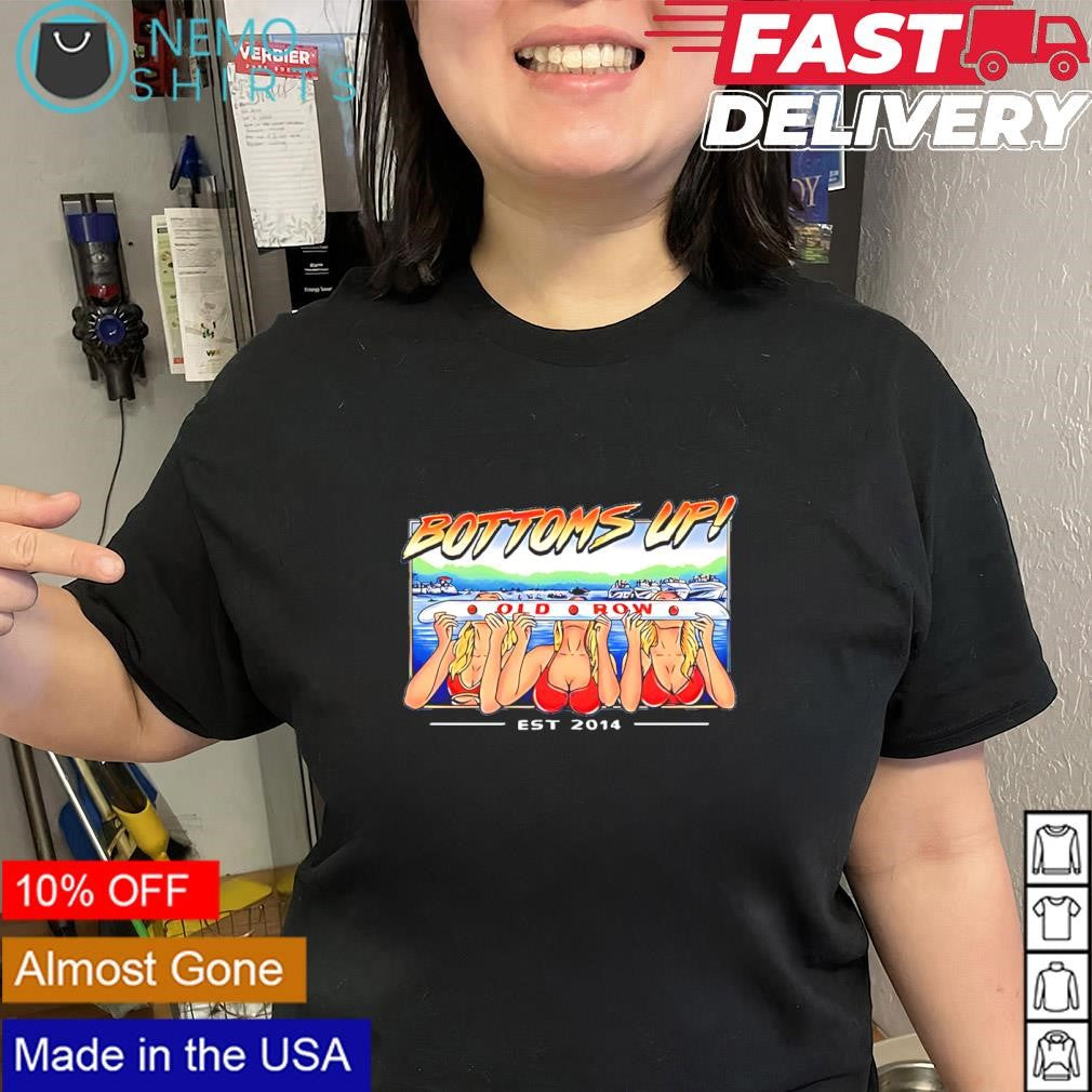 Bottoms up shotski est 2014 graphic shirt
