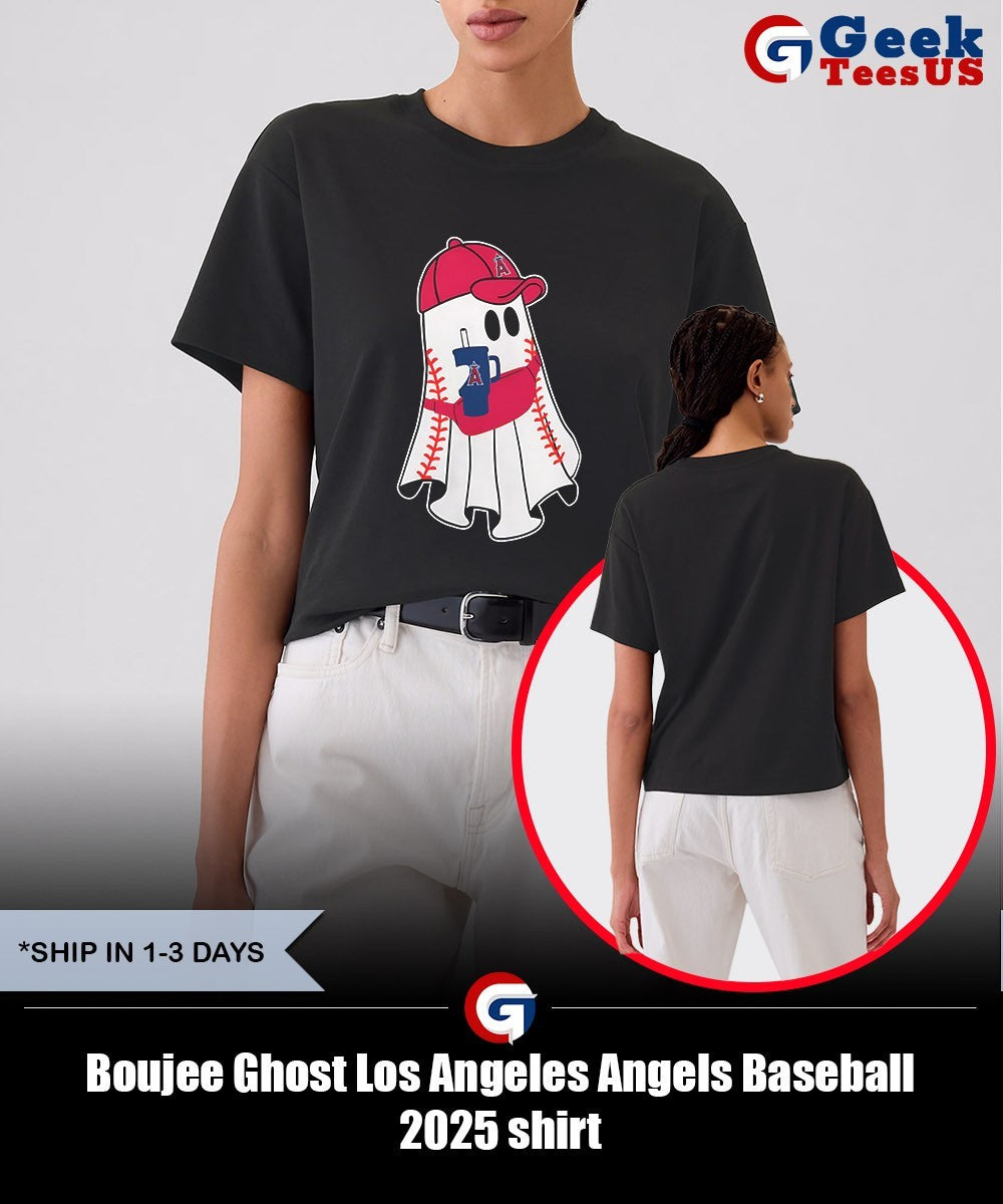 Boujee Ghost Los Angeles Angels Baseball 2025 shirt