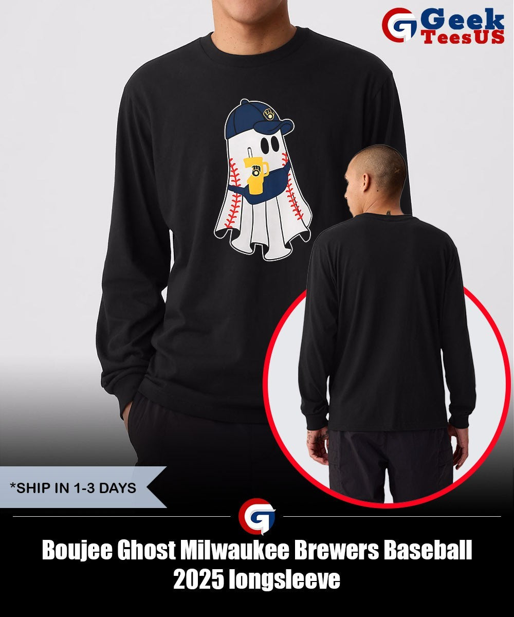 Boujee Ghost Milwaukee Brewers Baseball 2025 shirt