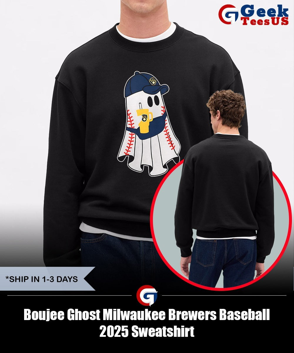 Boujee Ghost Milwaukee Brewers Baseball 2025 shirt