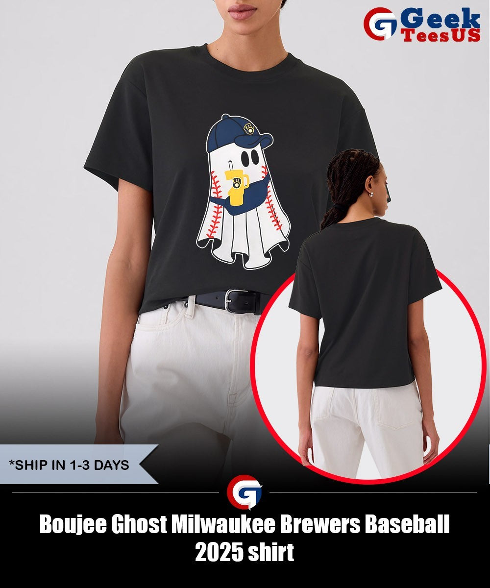 Boujee Ghost Milwaukee Brewers Baseball 2025 shirt