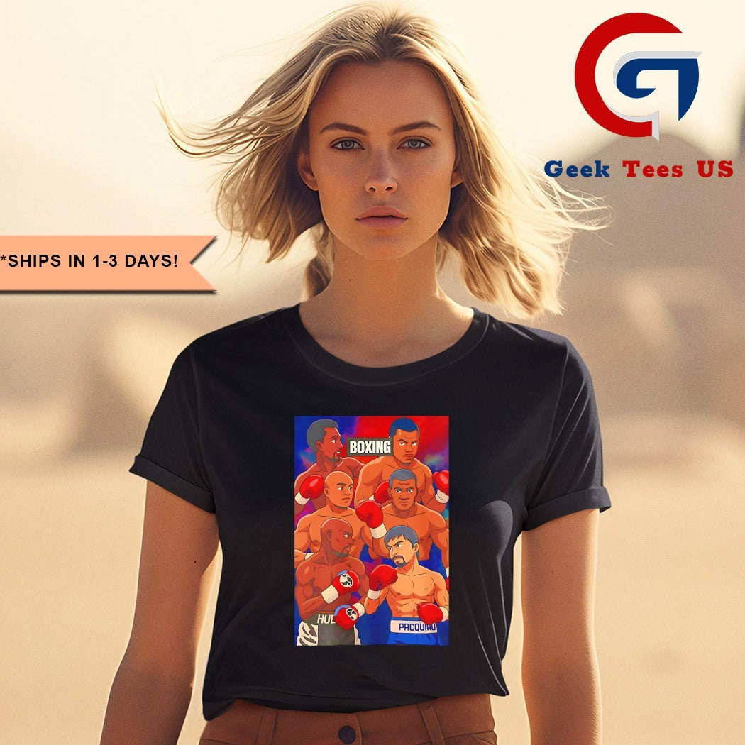 Boxing inspired graphic shirt