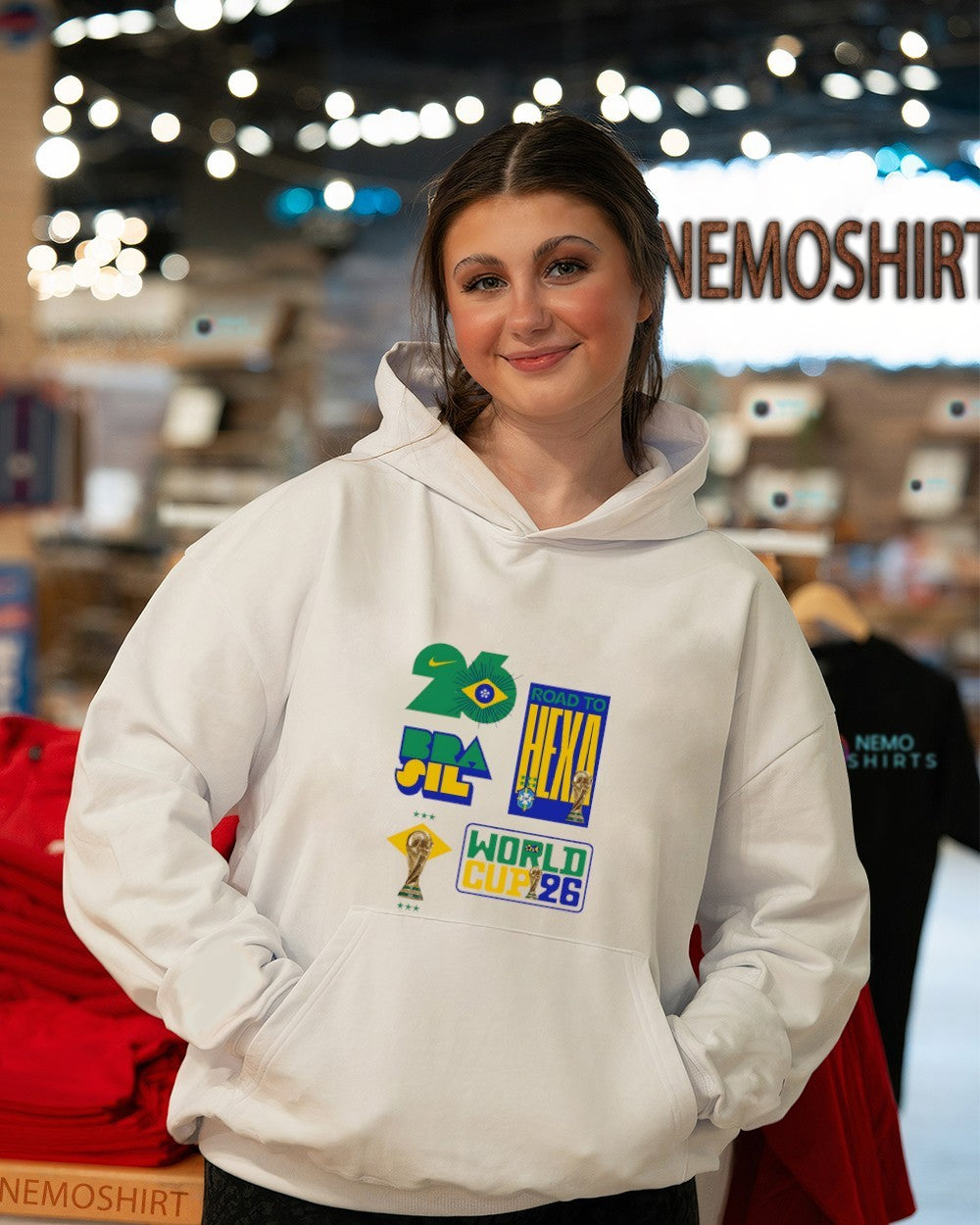 Brazil World Cup 26 Nations Series road to Hexa trophy shirt