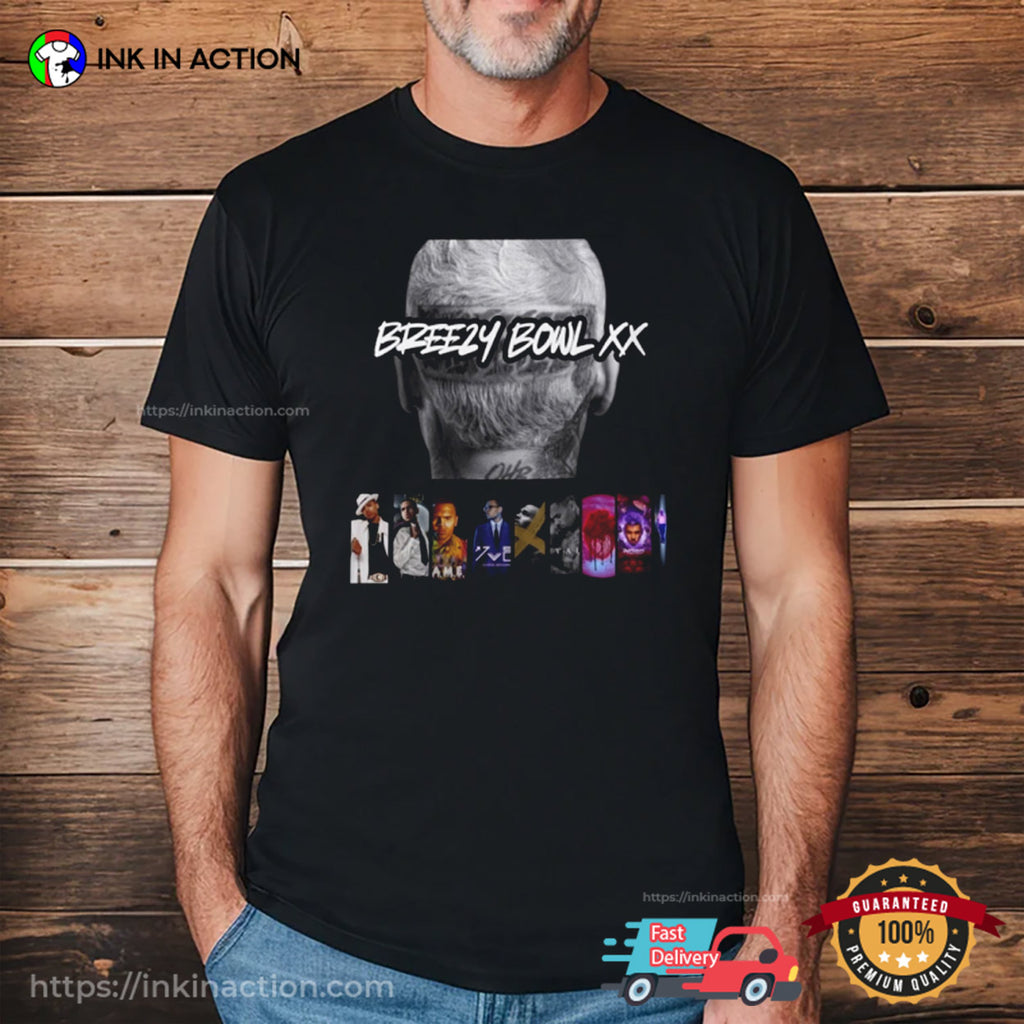Breezy Bowl Xx Chris Brown 2025 Tour Shirt