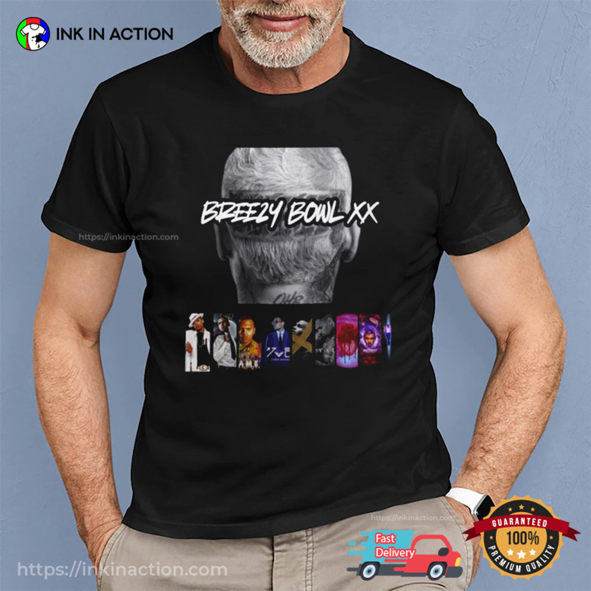 Breezy Bowl Xx Chris Brown 2025 Tour Shirt