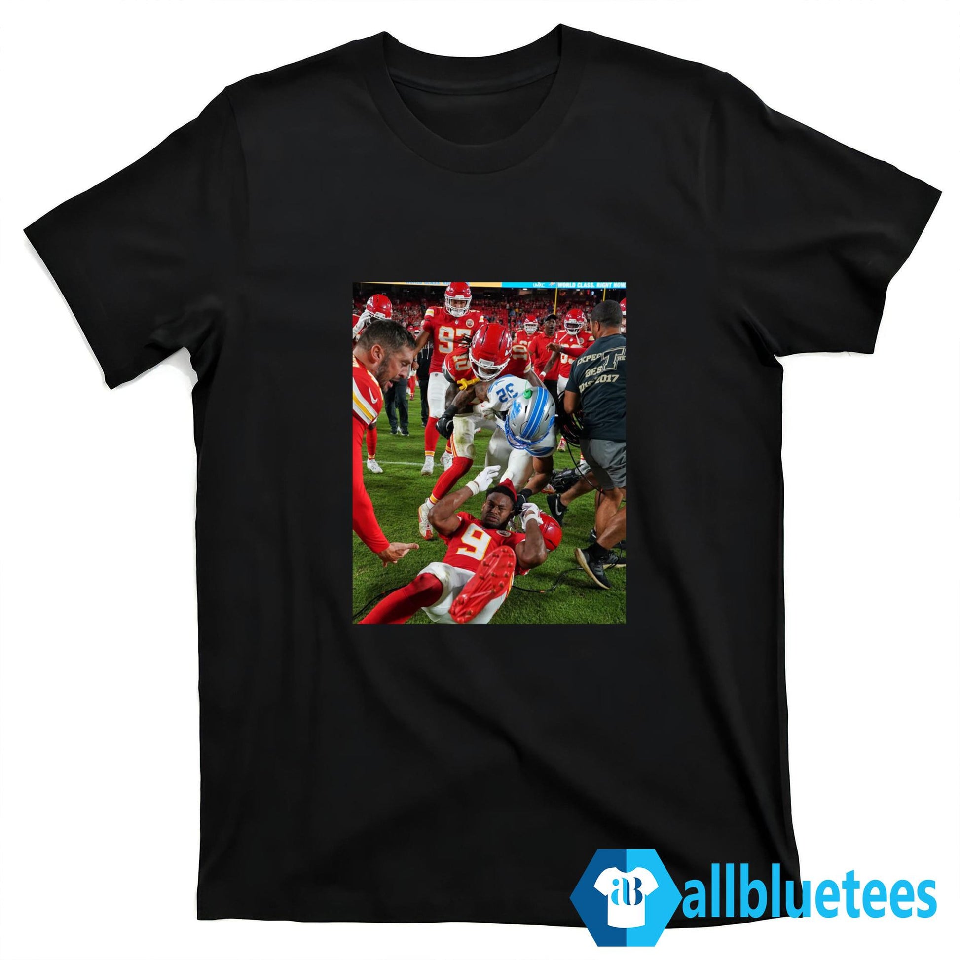 Brian Branch Slaps JuJu Smith-Schuster Shirt