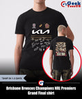 Brisbane Broncos Champions NRL Premiers Grand Final shirt