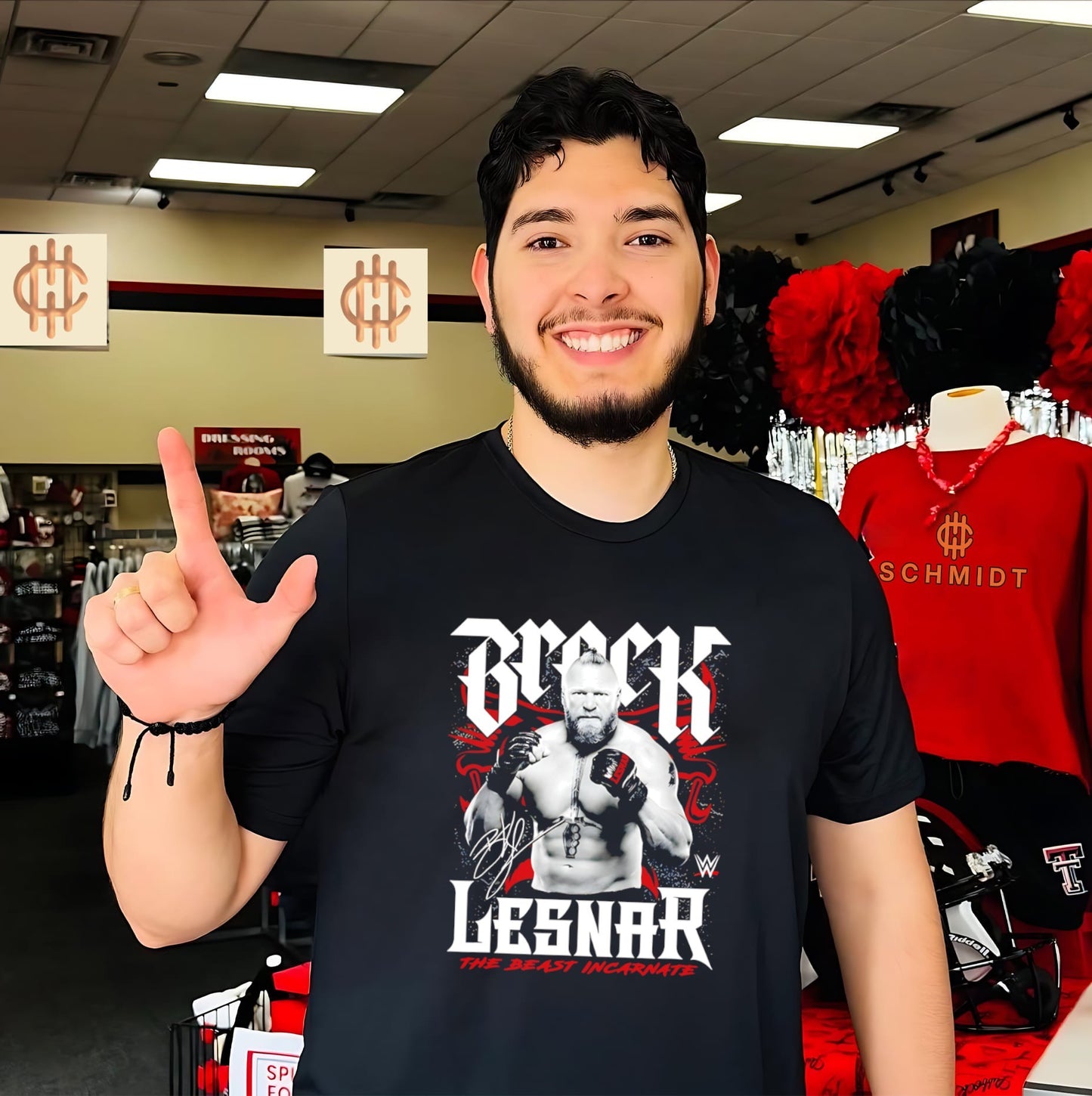 Brock Lesnar the beast incarnate graphic shirt