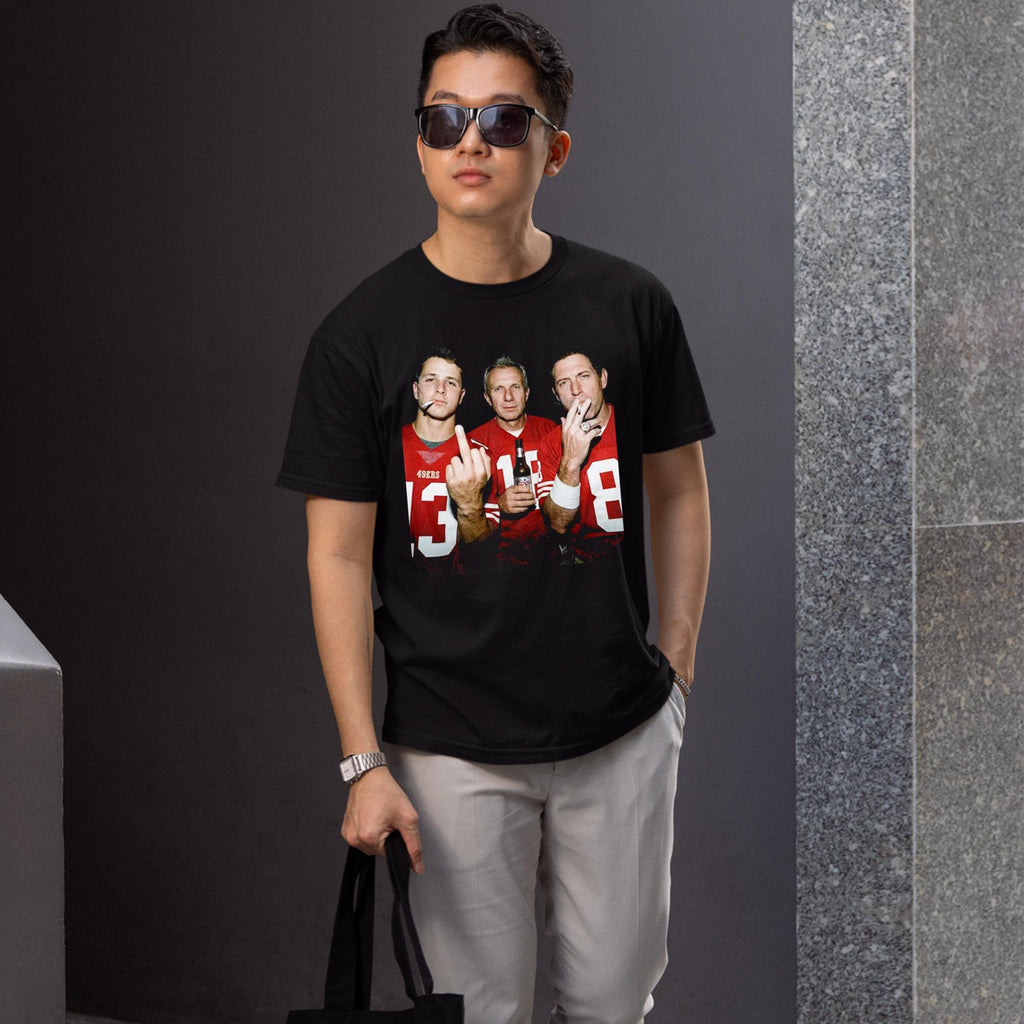 Brock Purdy Joe Montana And Steve Young Smoke And Beer Shirt