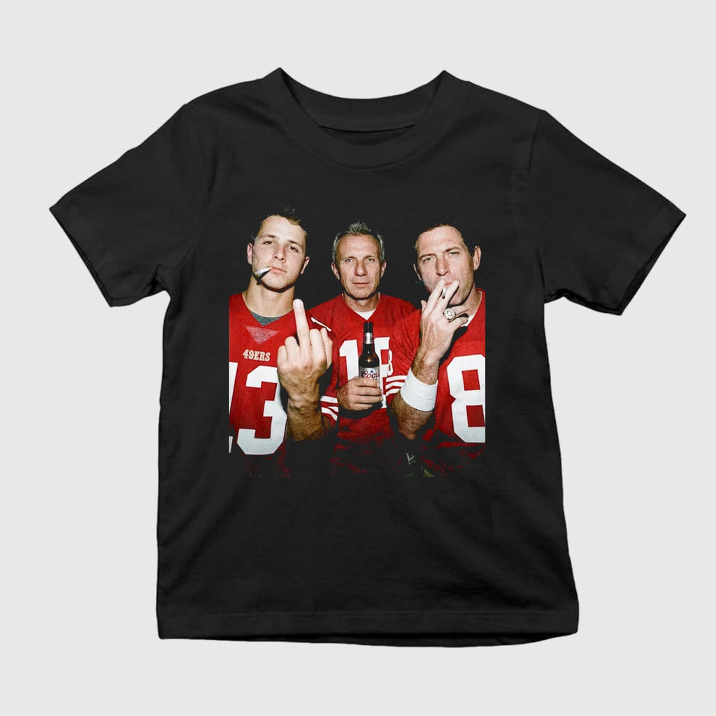 Brock Purdy Joe Montana And Steve Young Smoke And Beer Shirt
