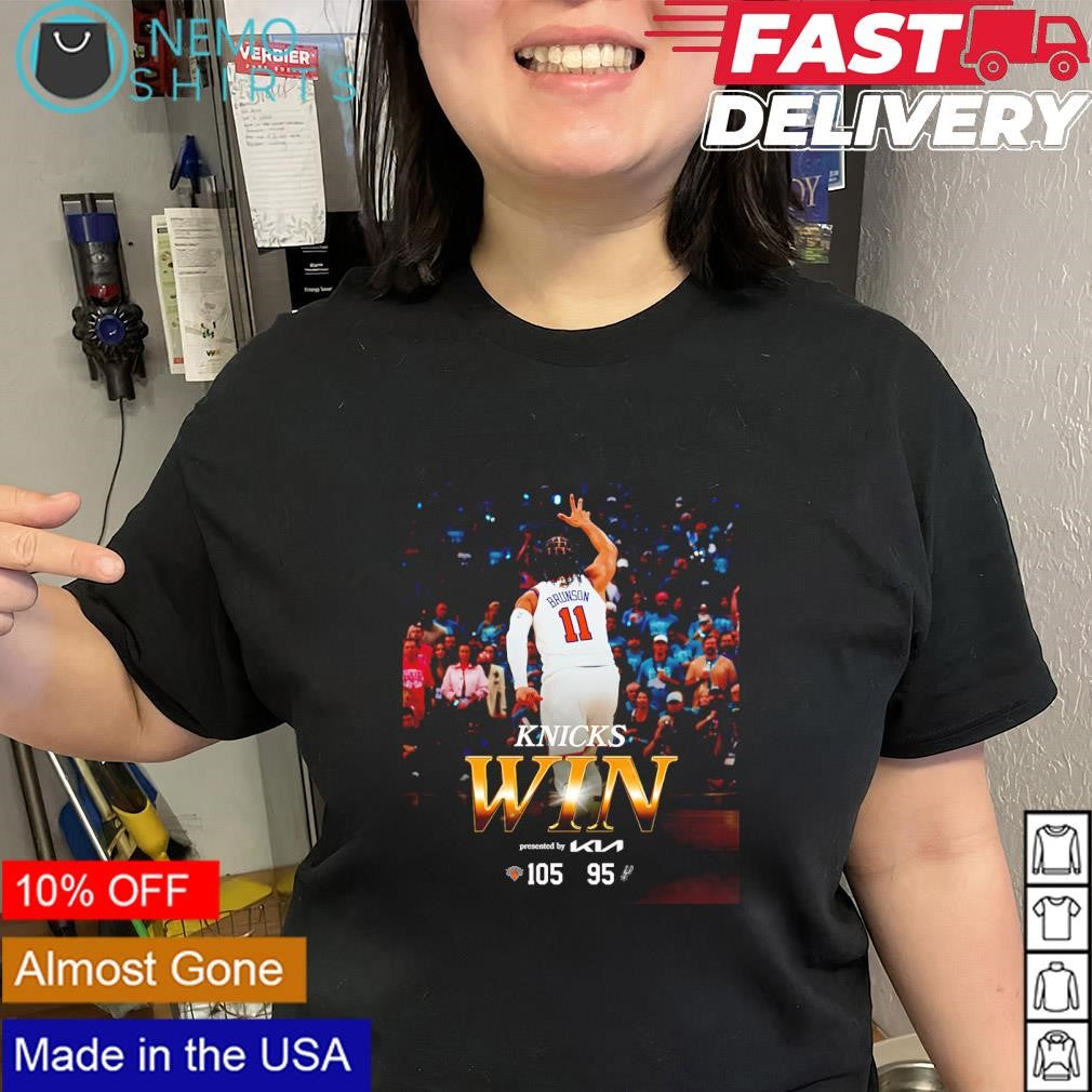 Brunson 11 New York Knicks win series 1-0 shirt