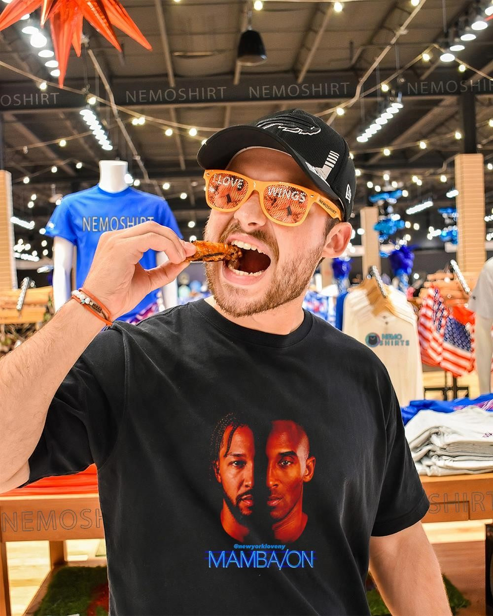 Brunson and Kobe Mamba-on NewYork Knicks shirt