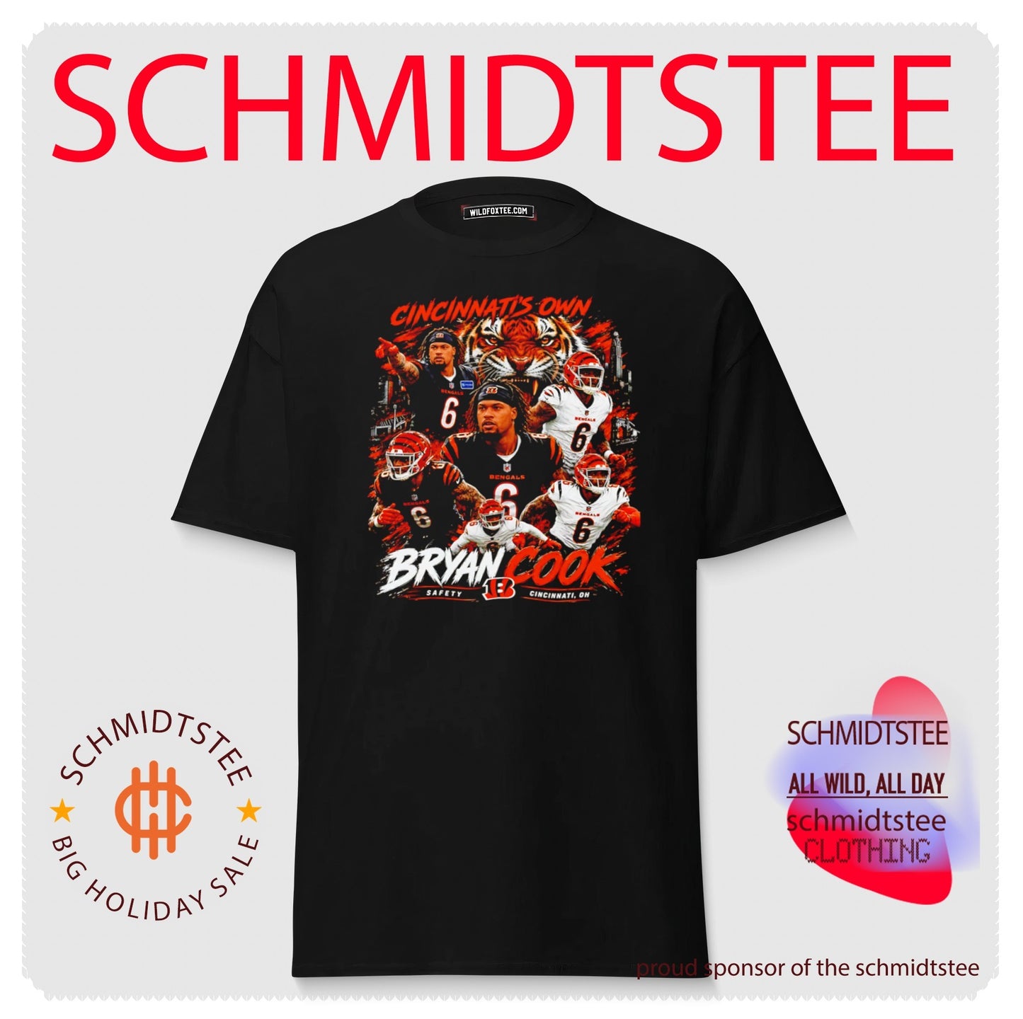 Bryan Cook Cincinnati Football Cincinnati’s Own graphic shirt