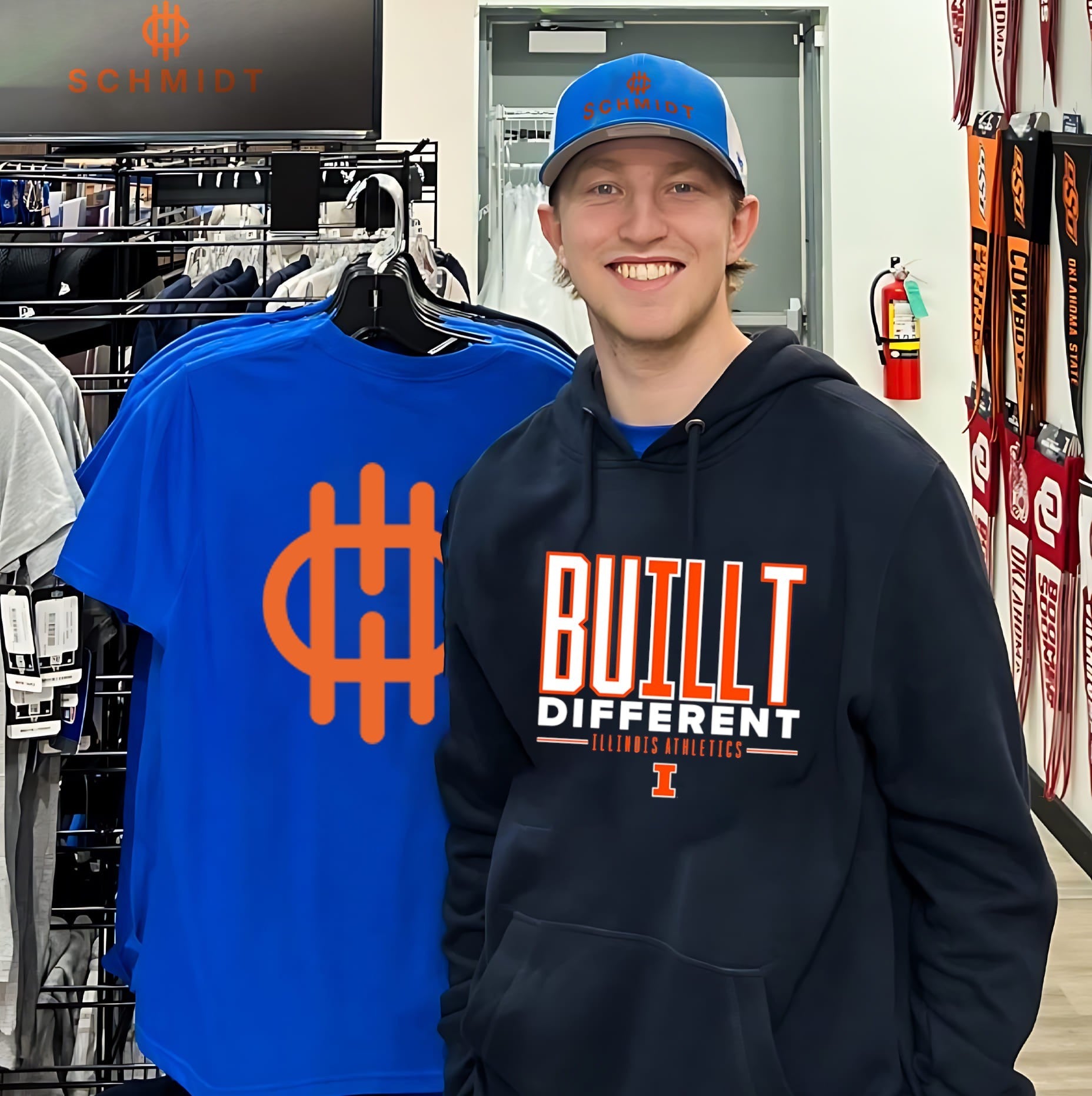 BuILLt Illinois Fighting Illini Different shirt