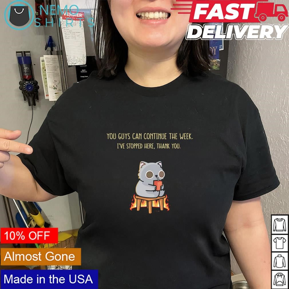 Bubu cat you guys can continue the week I’ve stopped here thank you shirt