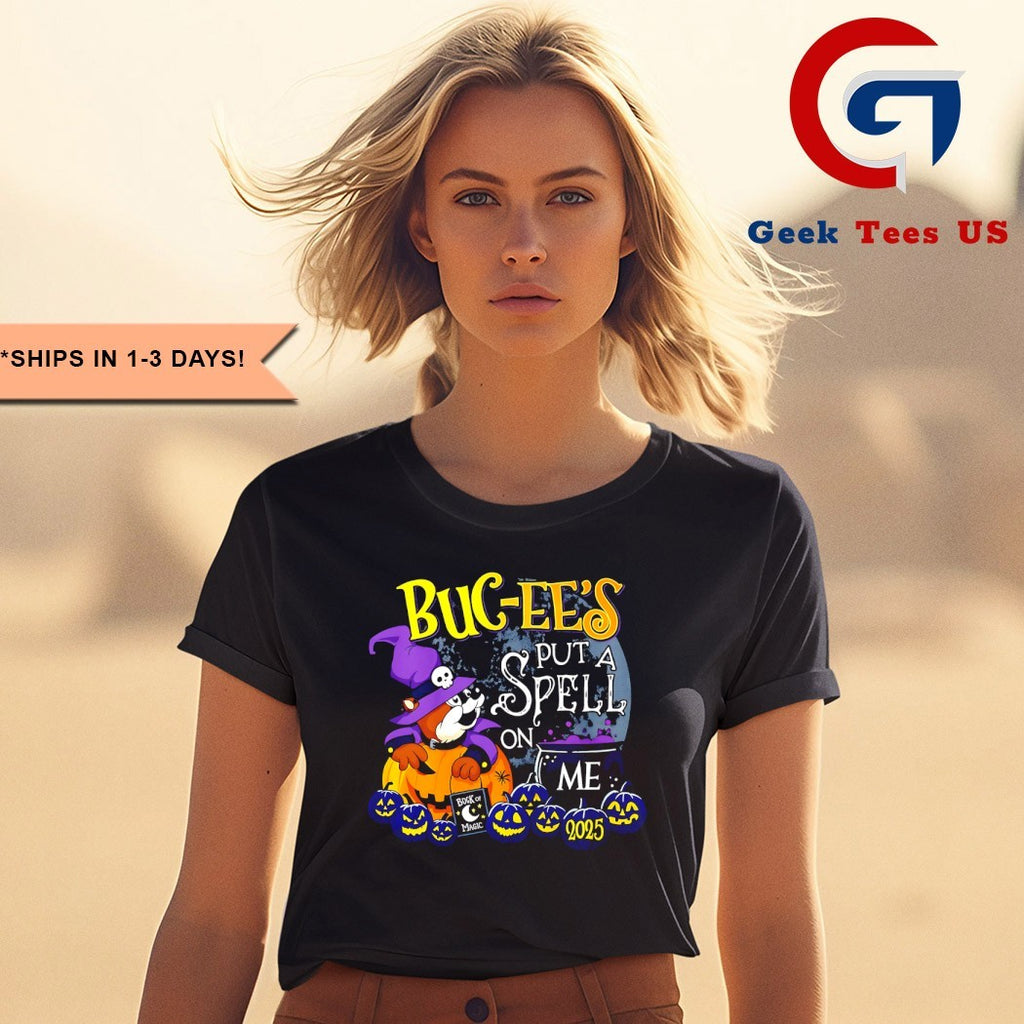 Buc-ee’s put a spell on me Halloween 2025 logo shirt