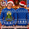 Bud Light X Grinch Snow Beer Throne Christmas Ugly Sweater 2026