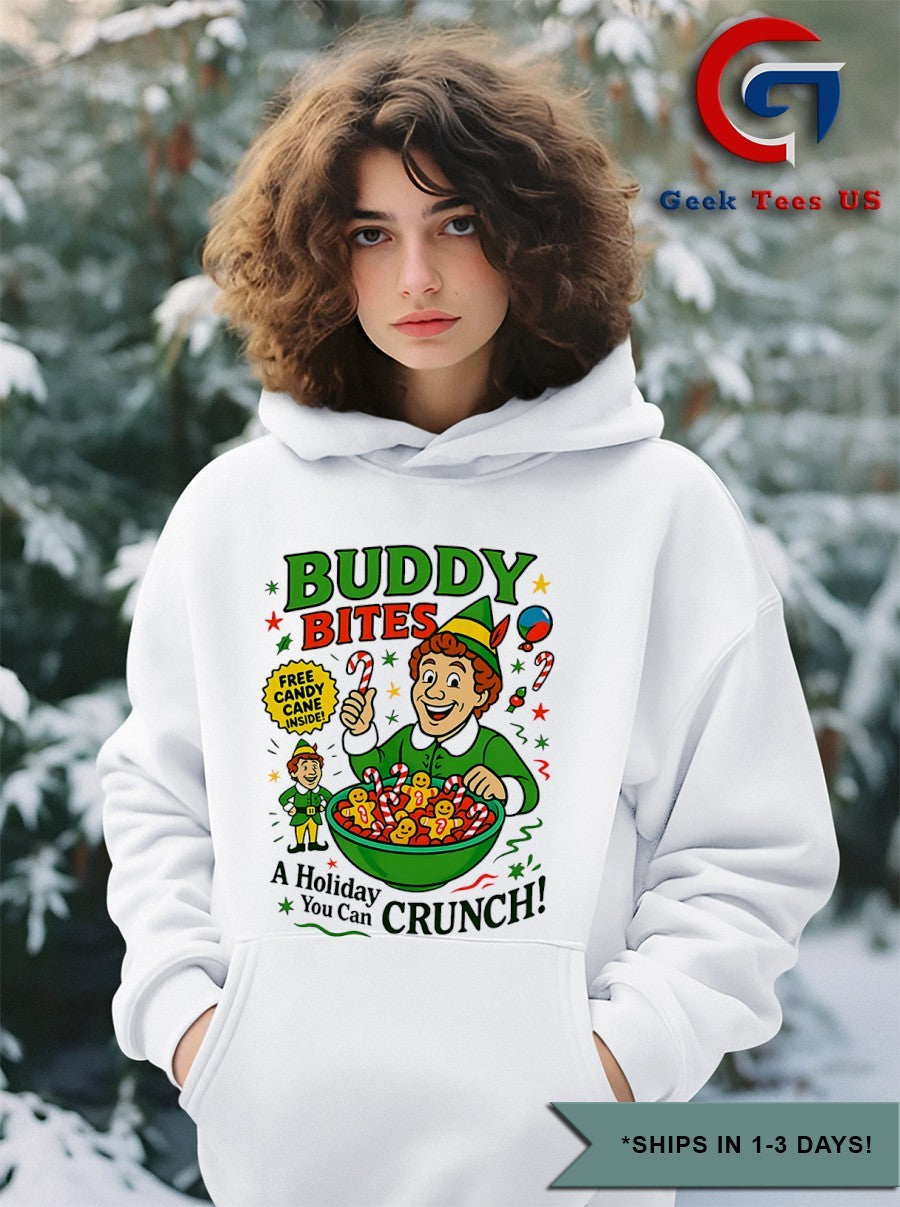 Buddy Bites Buddy The Elf Christmas 2025 shirt
