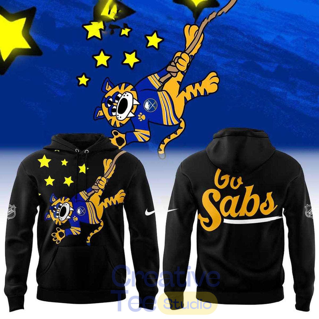 Buffalo Sabres Blue & Gold “Go Sabs” Hoodie