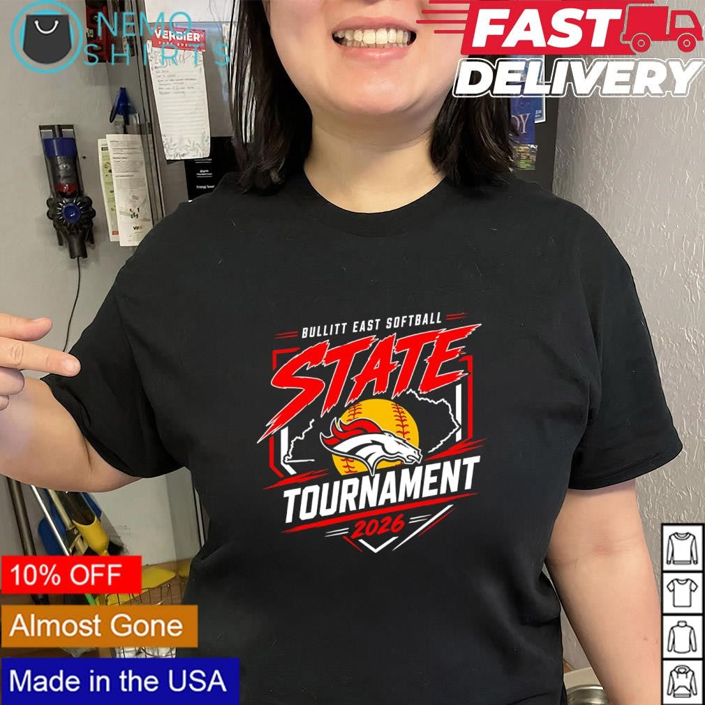 Bullitt East softball 2026 state tournament logo shirt