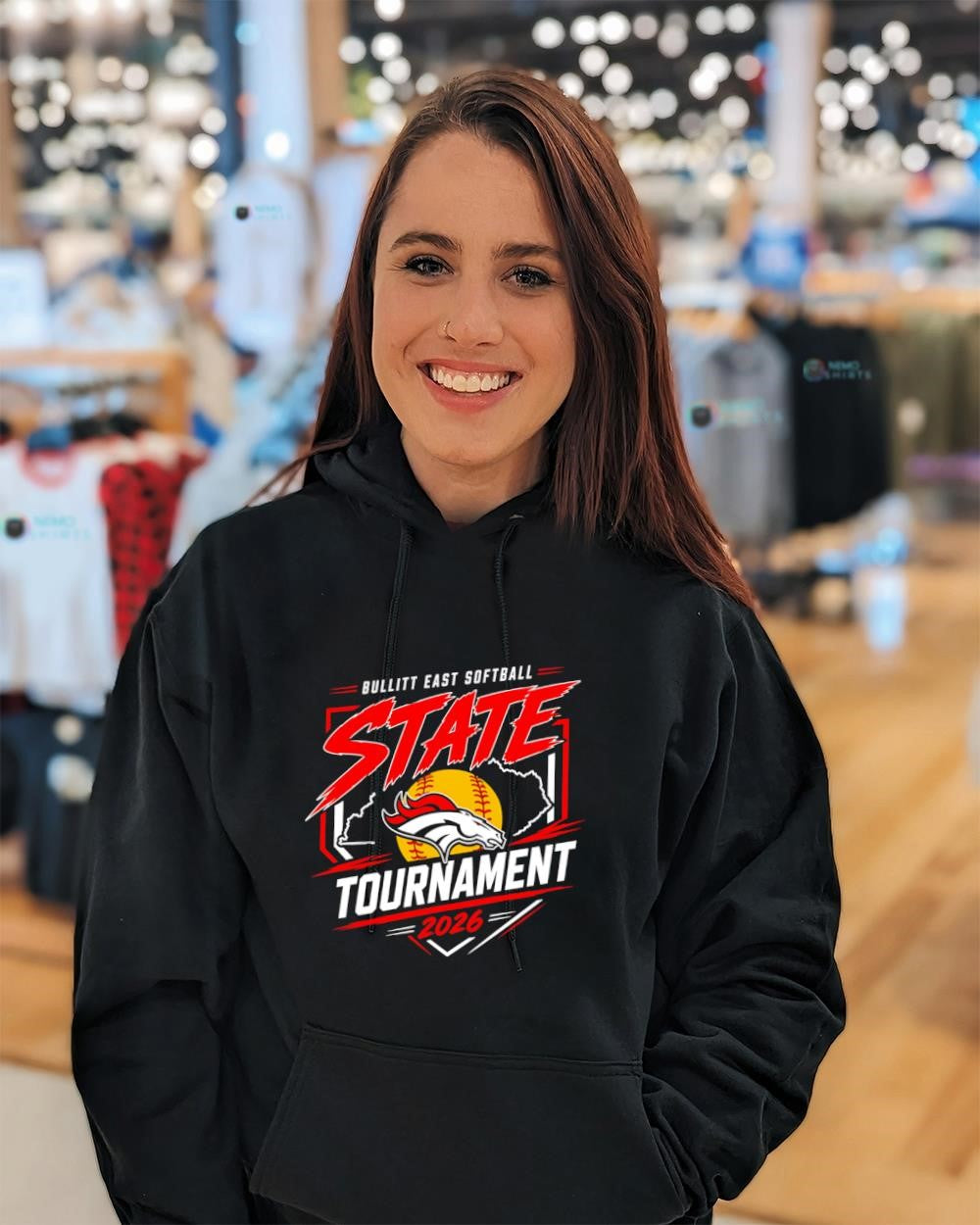 Bullitt East softball 2026 state tournament logo shirt