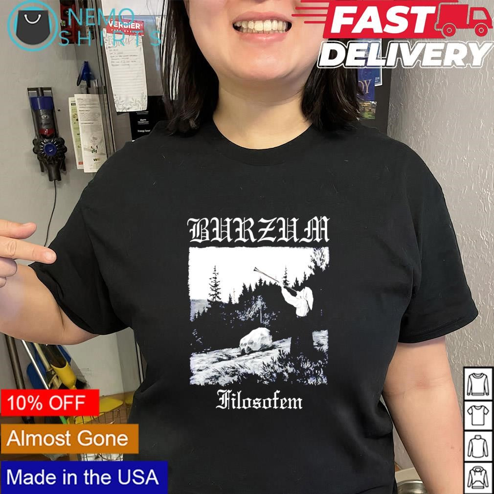 Burzum Filosofem 2018 album graphic shirt