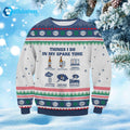 Busch Light Spare Time Ugly Christmas Sweater