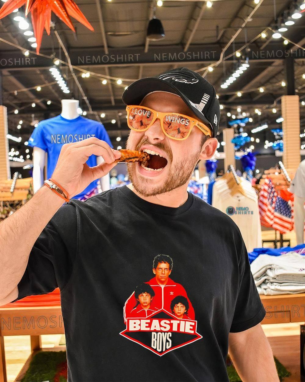Ben Stiller Beastie Boys logo shirt