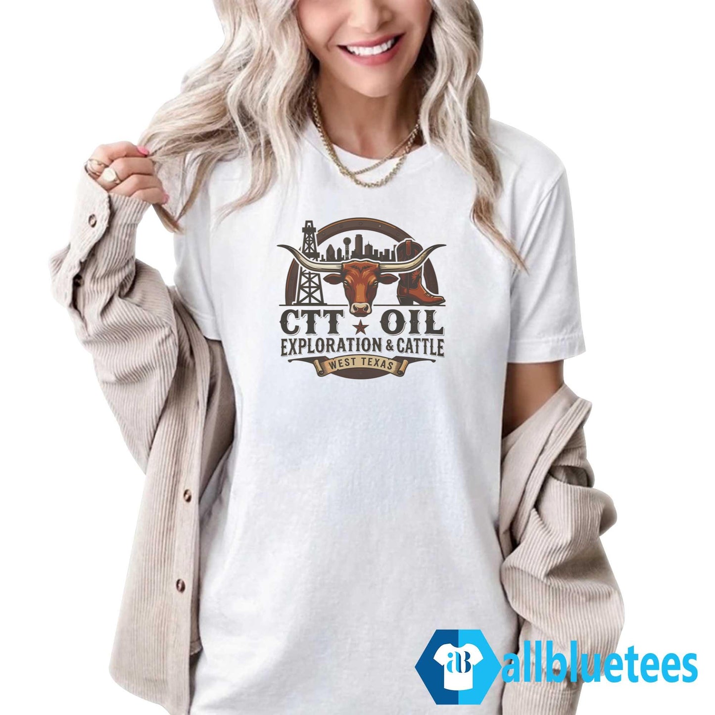 CTT Oil Exploration And Cattle Shirt