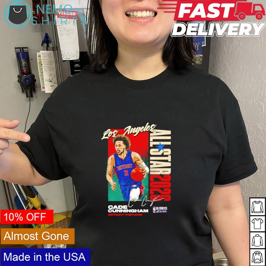 Cade Cunningham Detroit Pistons 2026 NBA All-Star signature shirt