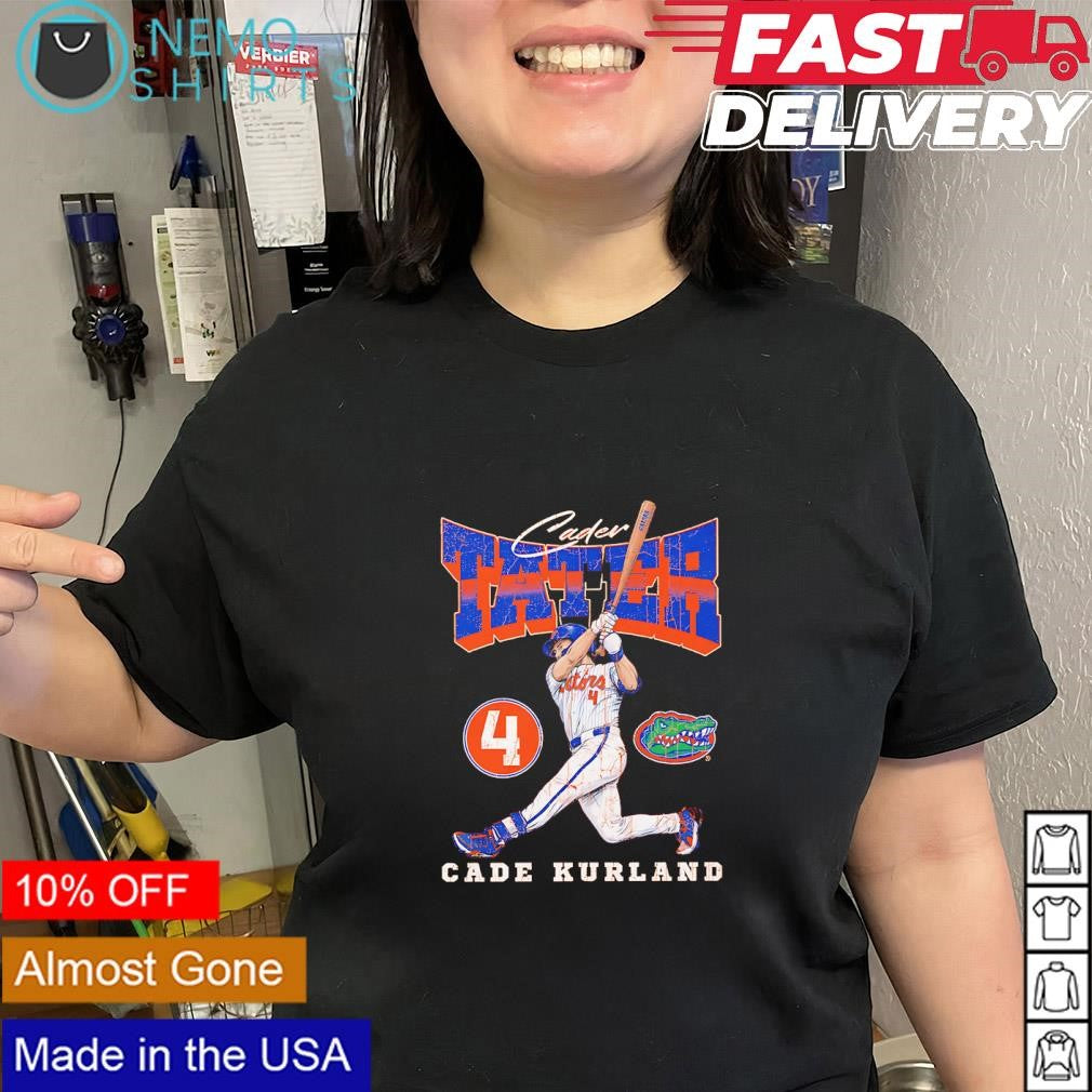 Cade Kurland Cader Tater Florida Gators baseball number 4 shirt